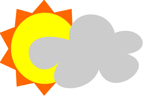 654x415 Partly Cloudy Weather Clip Art