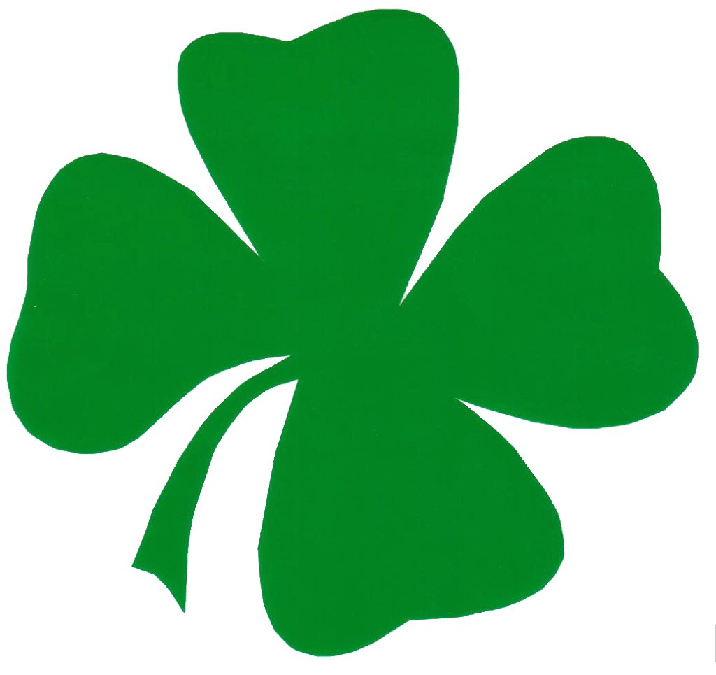 1024x965 Four Leaf Clover 4 Leaf Clover Clipart
