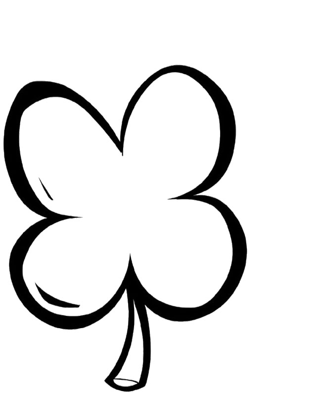 643x794 Four Leaf Clover Art