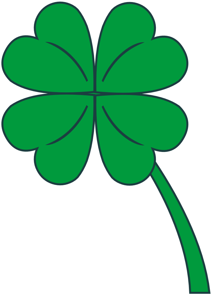 716x1000 Four Leaf Clover Clipart