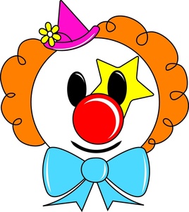 268x300 Circus Clown Clipart Image