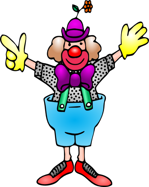 480x600 Clown Clip Art