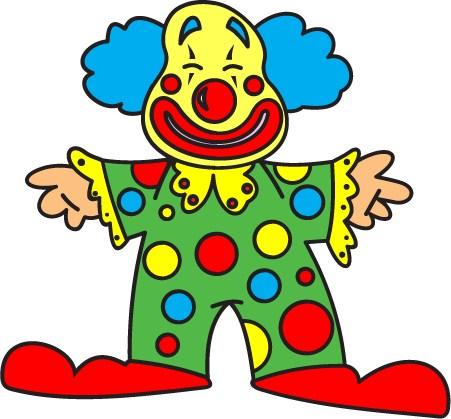 451x419 Christmas Clown Clip Art