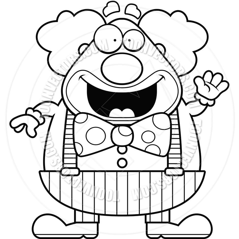 Clown Clipart Black And White | Free download on ClipArtMag