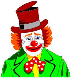 239x264 Free Clown Clipart