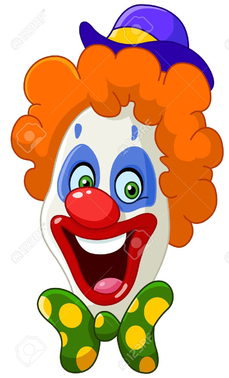 Clown Face Cartoon | Free download on ClipArtMag