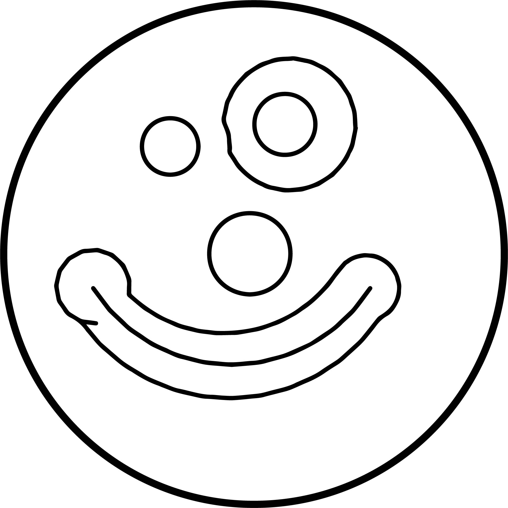 2069x2069 Cartoon Comic Clown Face Coloring Page Wecoloringpage