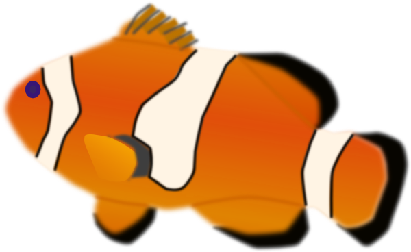 600x368 Clownfish Clip Art