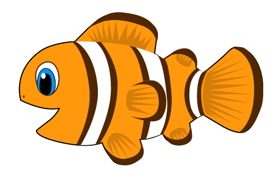 563x369 Clownfish Clipart Animated