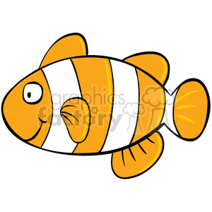 300x300 Royalty Free Clown Fish 377031 Vector Clip Art Image