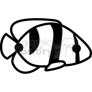 300x300 Royalty Free Small Clown Fish 371459 Vector Clip Art Image