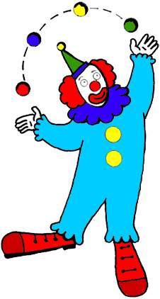 226x422 Clown Clipart Cartoon