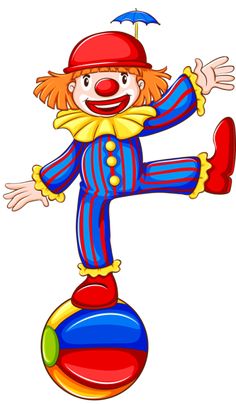 236x404 Happy Clown Clip Art Illustration Of A Digitally Rendered