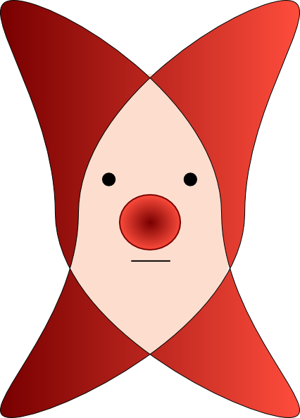 426x594 Unhappy Clown Clip Art Free Vector 4vector