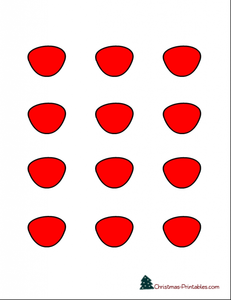 791x1024 Rudolph Nose Clipart