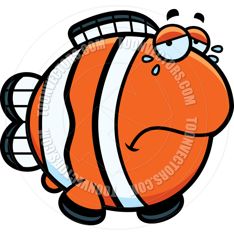 940x940 Cartoon Clownfish Crying By Cory Thoman Toon Vectors Eps