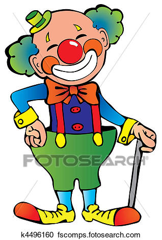 318x470 Clipart Of Clown. K4496160