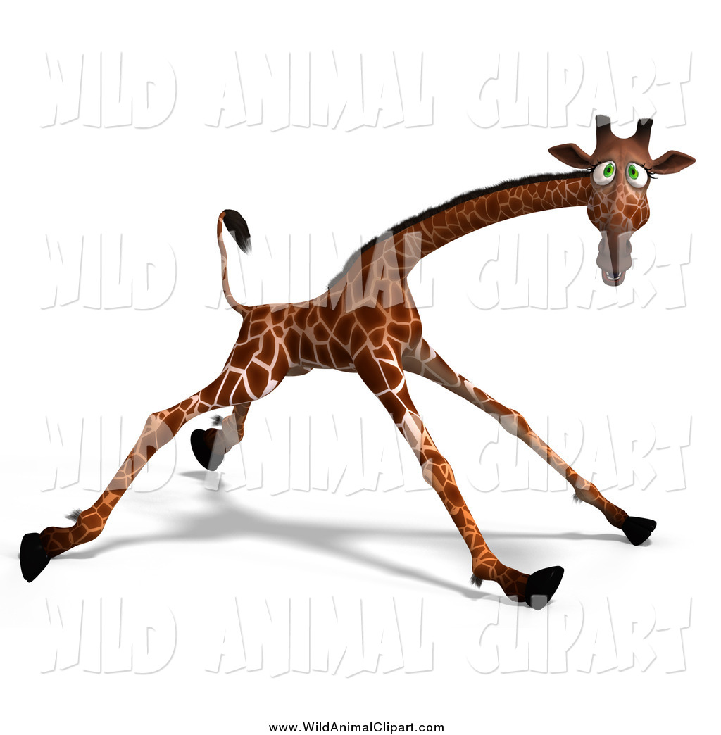 1024x1044 Clip Art Of A 3d Clumsy Giraffe By Ralf61