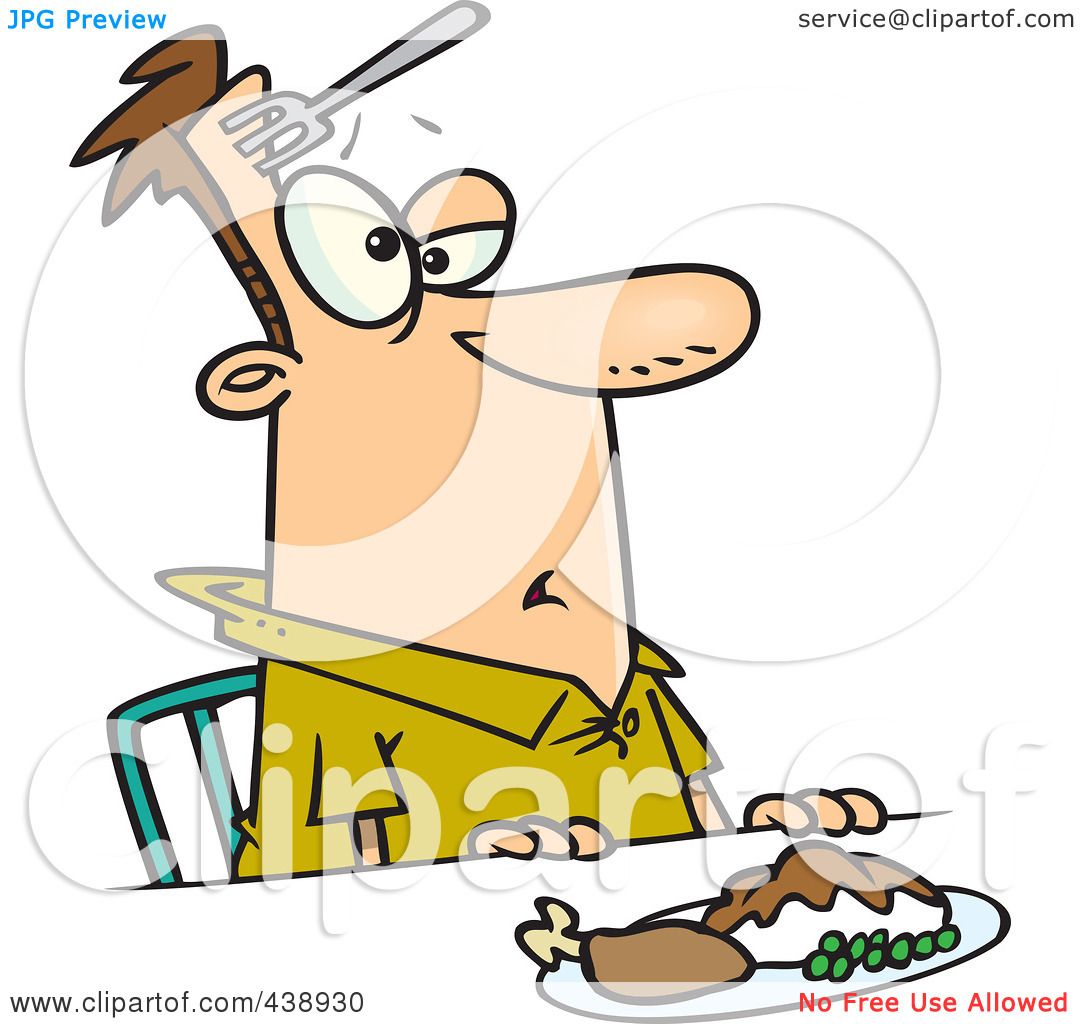 1080x1024 Royalty Free (Rf) Clip Art Illustration Of A Cartoon Clumsy Man