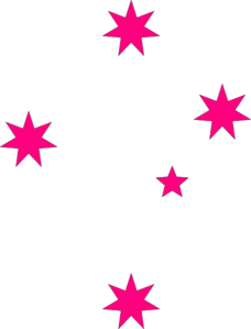 228x299 Pink Stars Clip Art