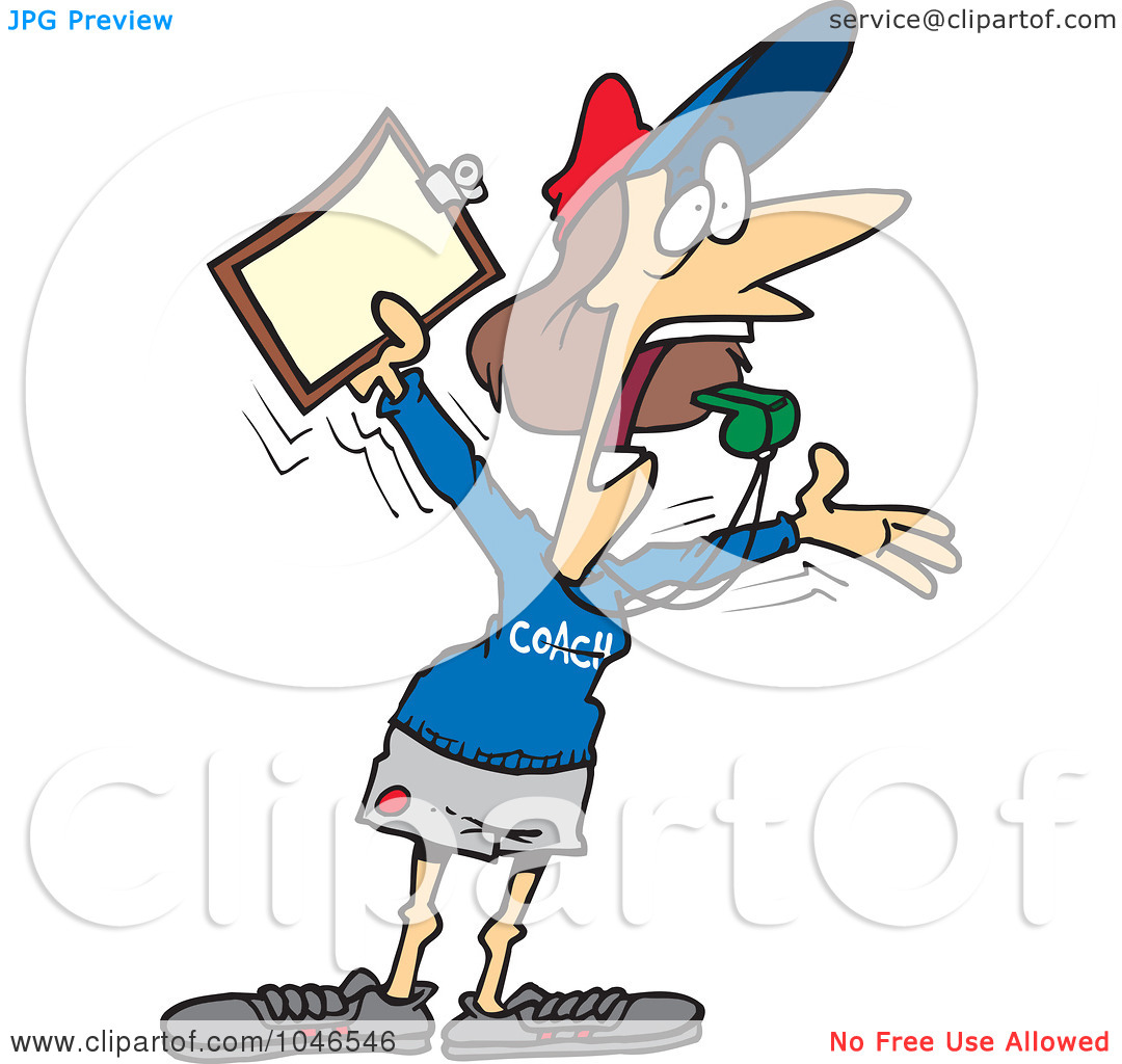 1080x1024 Female Coach Clipart