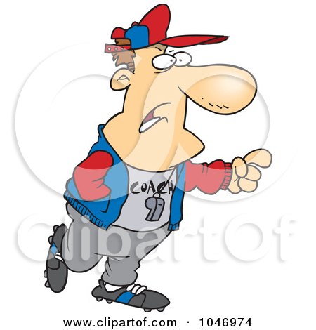 450x470 Royalty Free (Rf) Clip Art Illustration Of A Cartoon Female Coach
