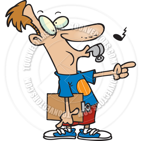 460x460 Cartoon Basketball Coach By Ron Leishman Toon Vectors Eps