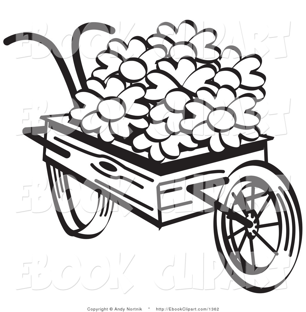 1024x1044 May Flowers Clip Art Black And White