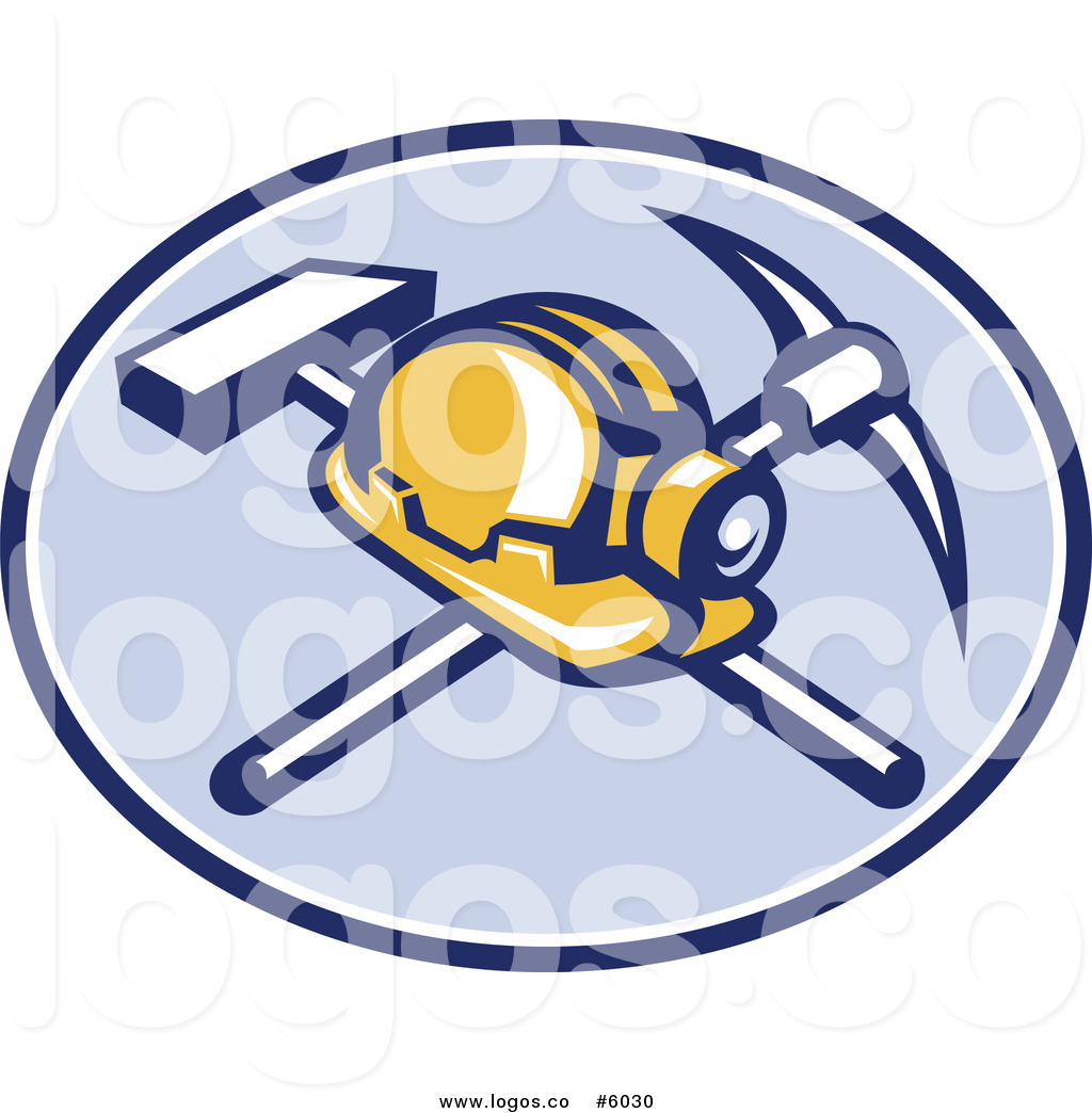 1024x1044 Royalty Free Vector Of A Logo Of A Coal Miner Hard Hat And Head