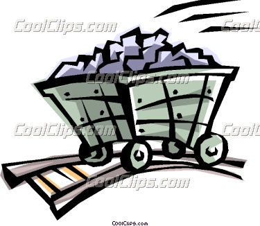 375x326 Cart Clipart Coal