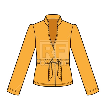 400x400 Jacket Royalty Free Vector Clip Art Image