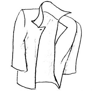 300x300 Clip Art Black And White Winter Coat Clipart