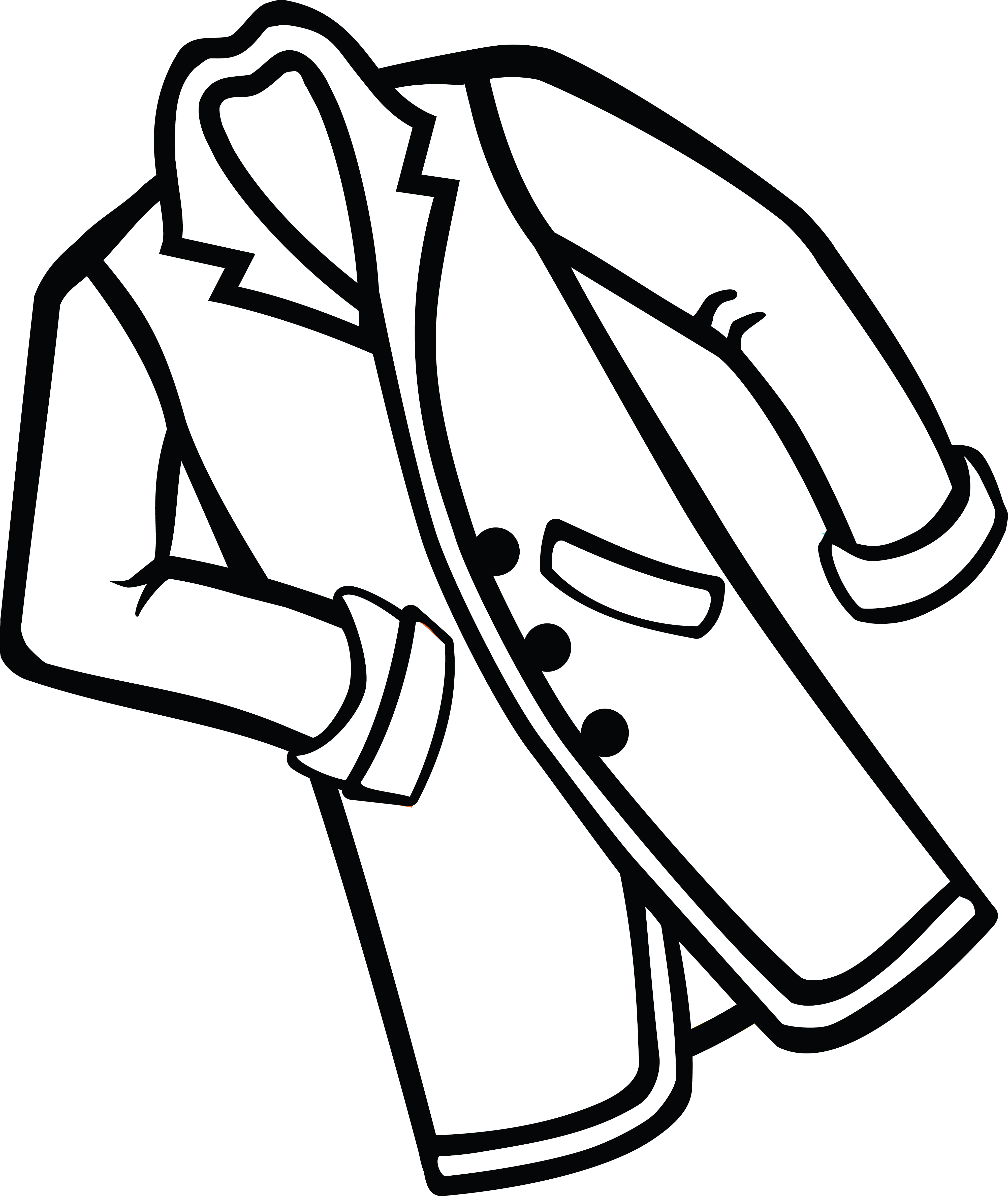 4000x4748 Clipart Of A Coat