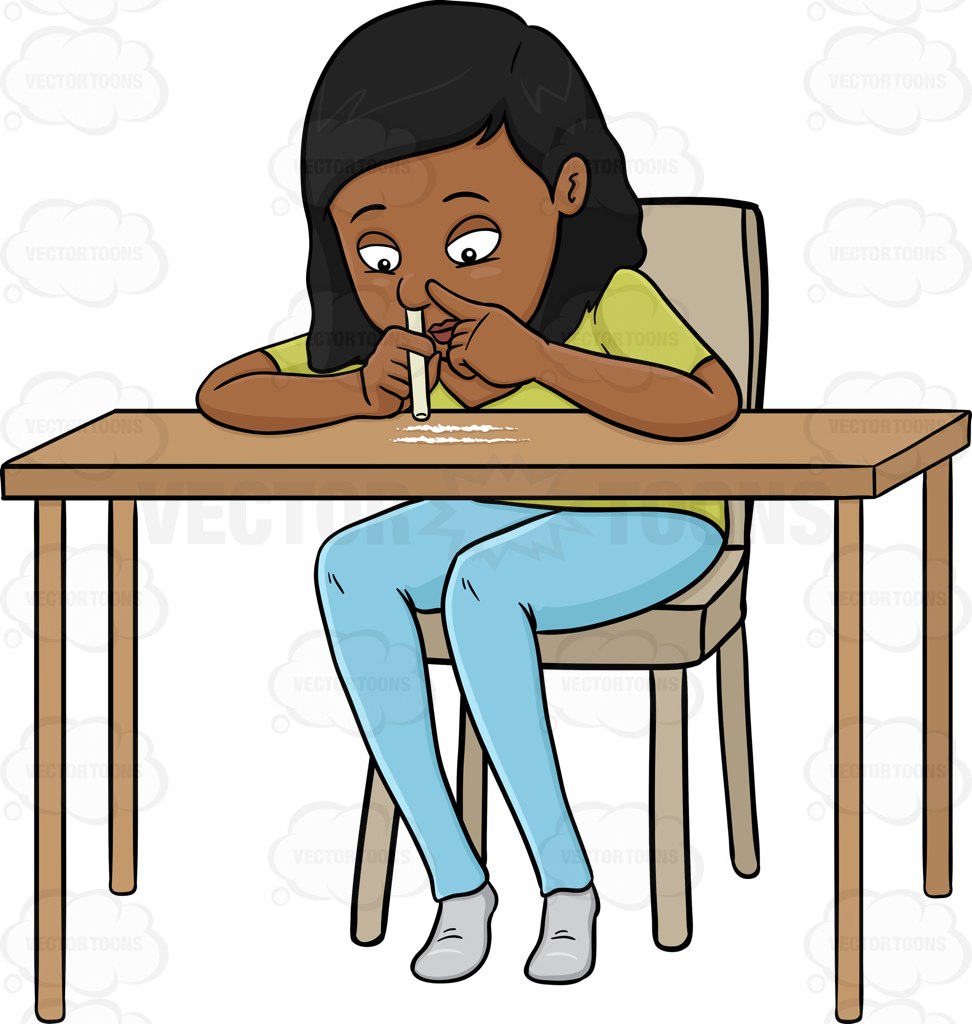 972x1024 Woman Snorting Cocaine On A Table