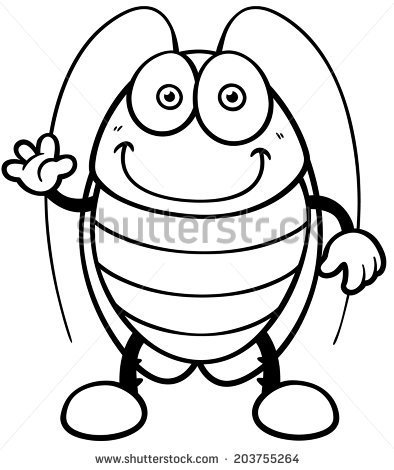 394x470 Cockroach Clip Art