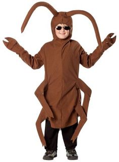 236x320 Cockroach Costume, Brown, Bodysuit With Sleeves Funny Side