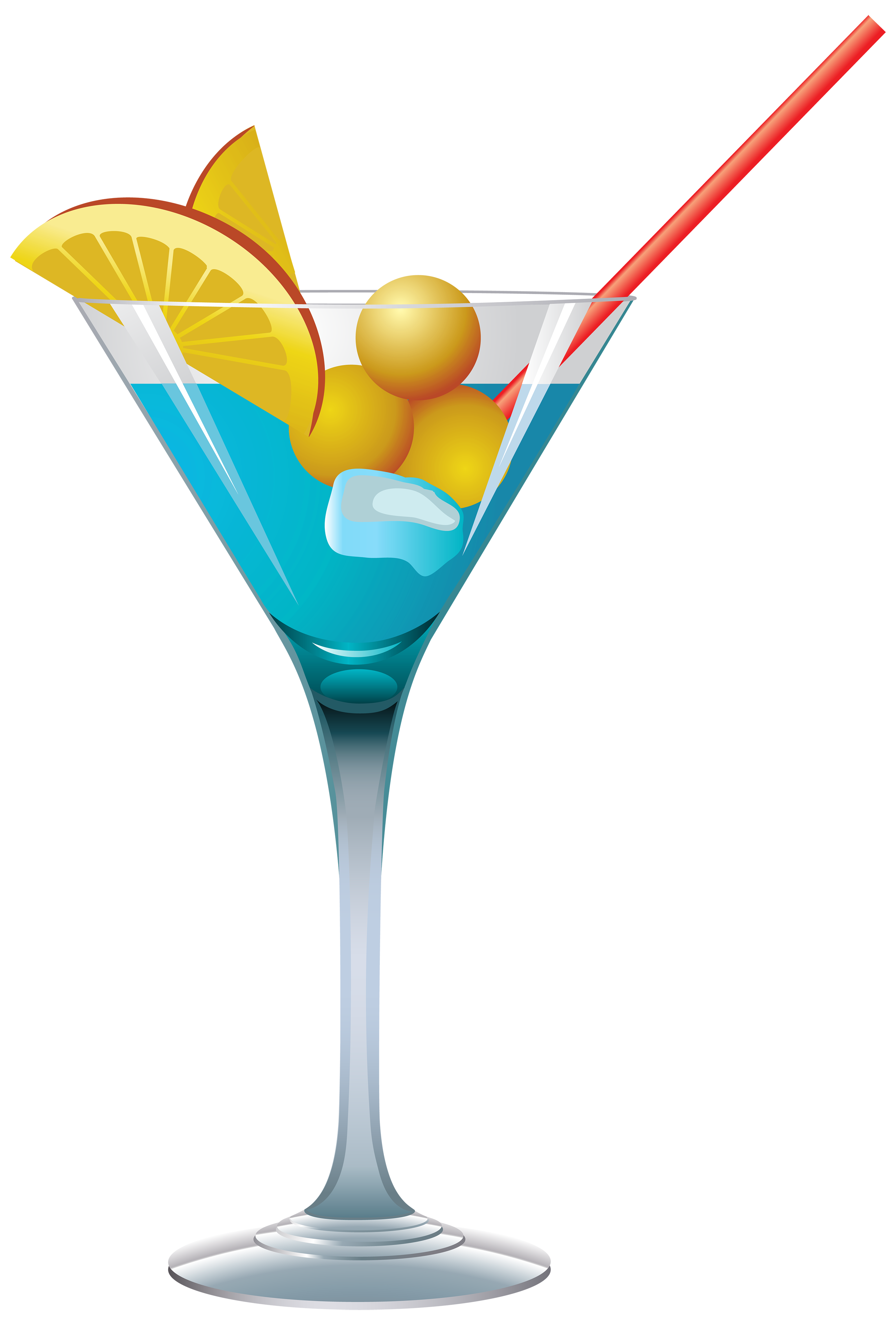 2706x4000 Blue Cocktail Png Clipart