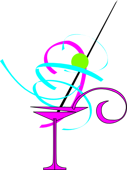 444x593 Cocktail Glass Clip Art