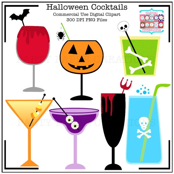 600x600 Halloween Clipart Halloween Cocktails