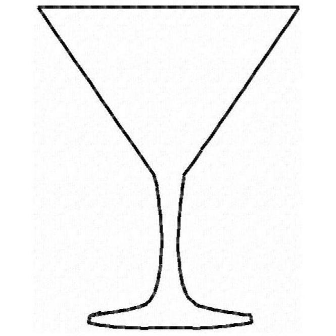 665x665 Cocktail Glass Clipart