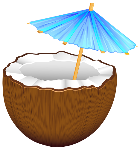 468x500 Coconut Cocktail Png Clip Art