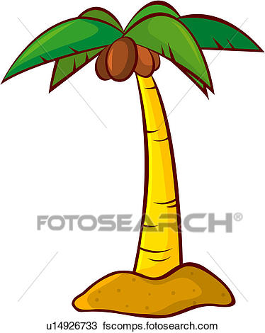 374x470 Clipart Of Tree, Tree, Trees, Plants, Plant, Coconut U14926733
