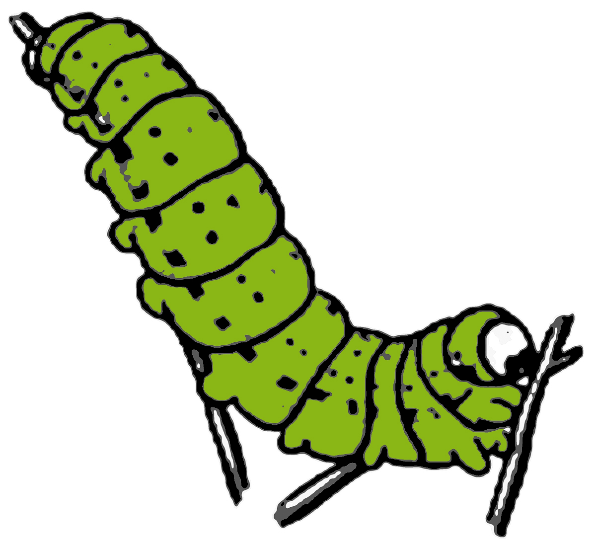 1200x1095 Caterpillar Clip Art