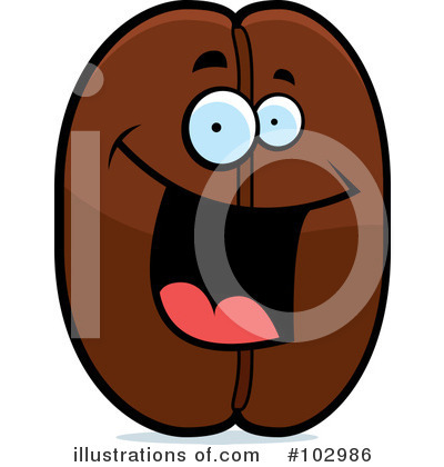 400x420 Coffee Bean Clipart