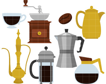 340x270 Coffee Bean Clipart Etsy