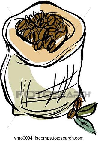 327x470 Drawings Of Sack Of Coffee Beans Vmo0094