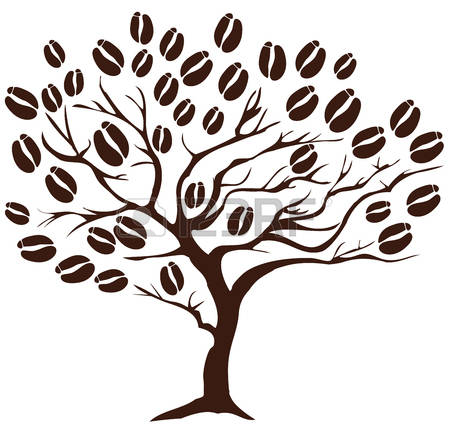 450x435 Bean Clipart Coffee Tree