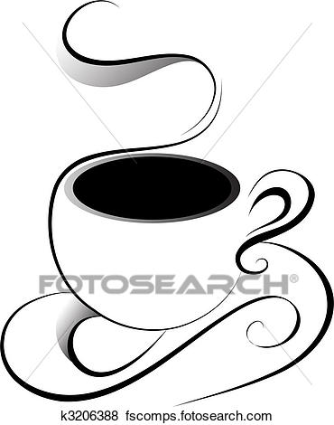 370x470 Clip Art Of Coffee K3206388