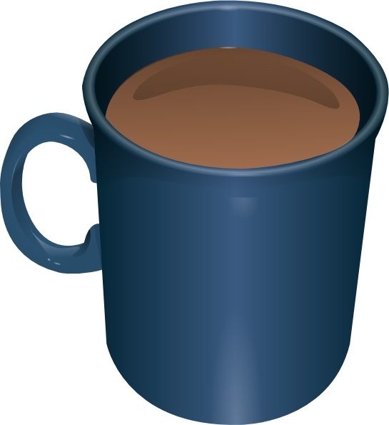 545x595 Coffee Mug Clip Art Free Vector In Open Office Drawing Svg ( Svg