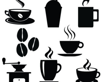 340x270 Silhouette Coffee Clipart, Explore Pictures